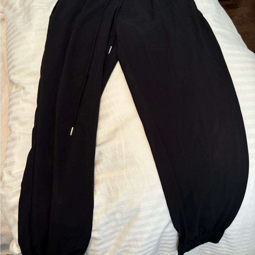 Dynamic Black Jogger Pants